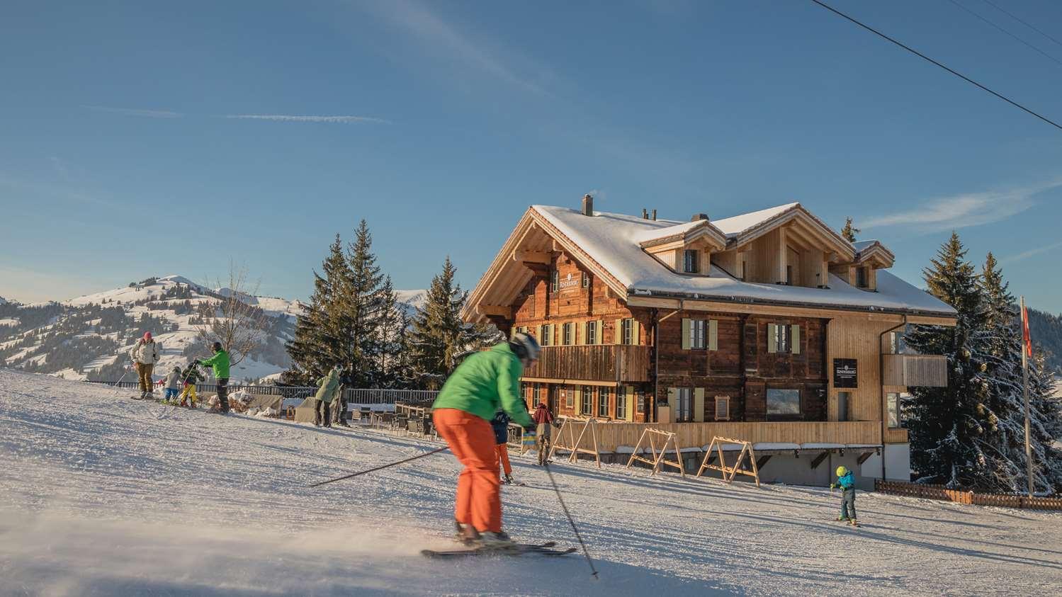 Rinderberg Swiss Alpine Lodge Zweisimmen Exterior foto